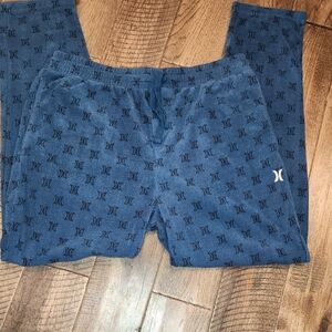 Hurley Blue Patterned Men's Pants